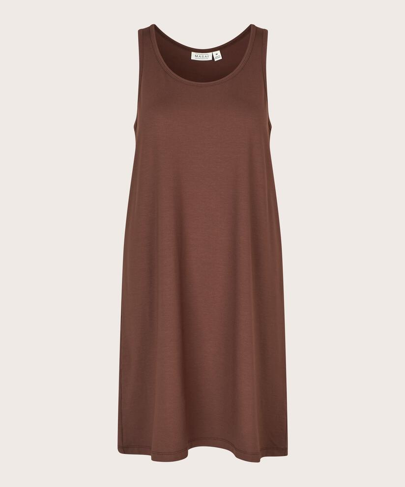 Huma JERSEY Tunic, Chestnut