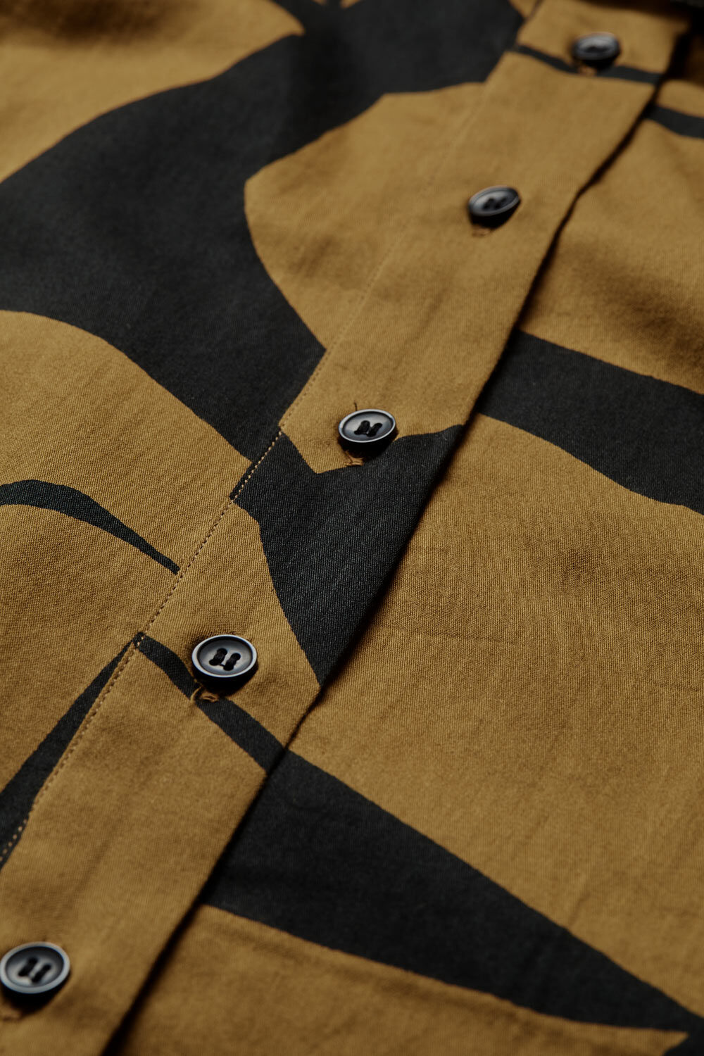 NINETTE SHIRT DRESS, Tapenade