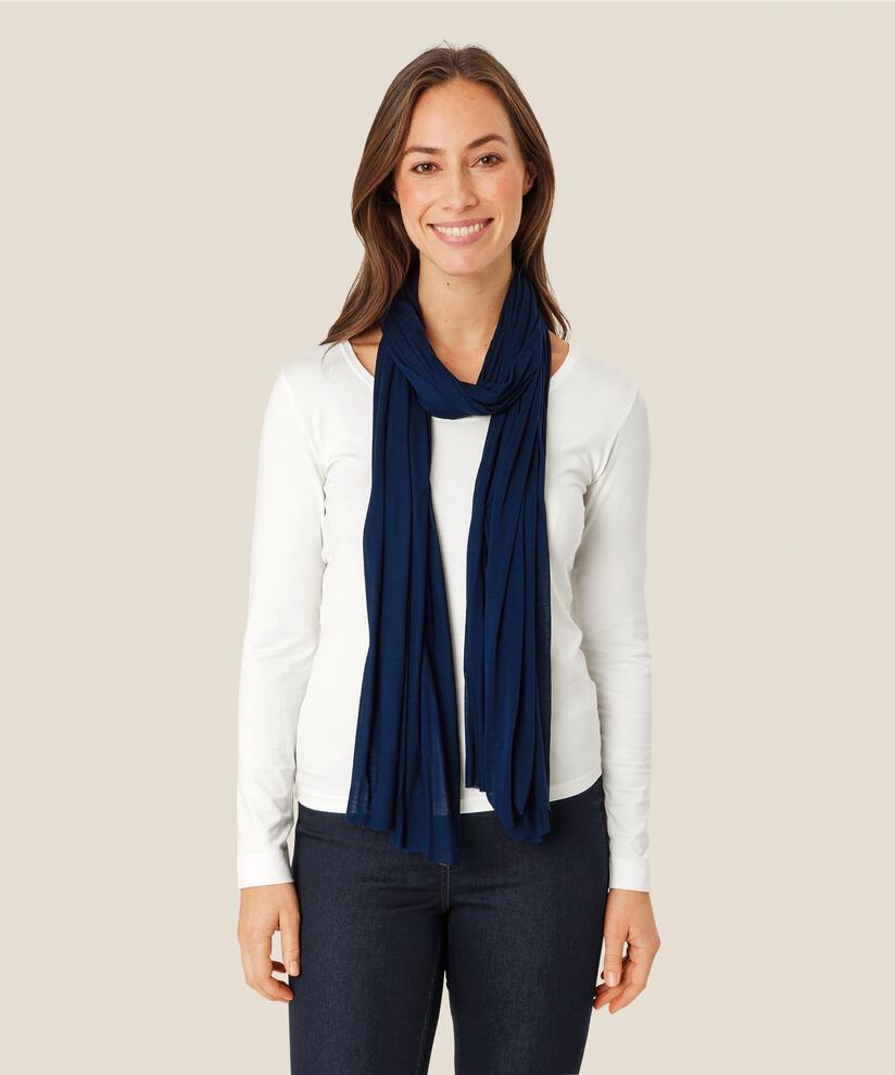 Amega JERSEY Scarf, Navy
