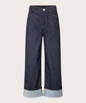 Palvessa Denim Trousers, Dark Denim