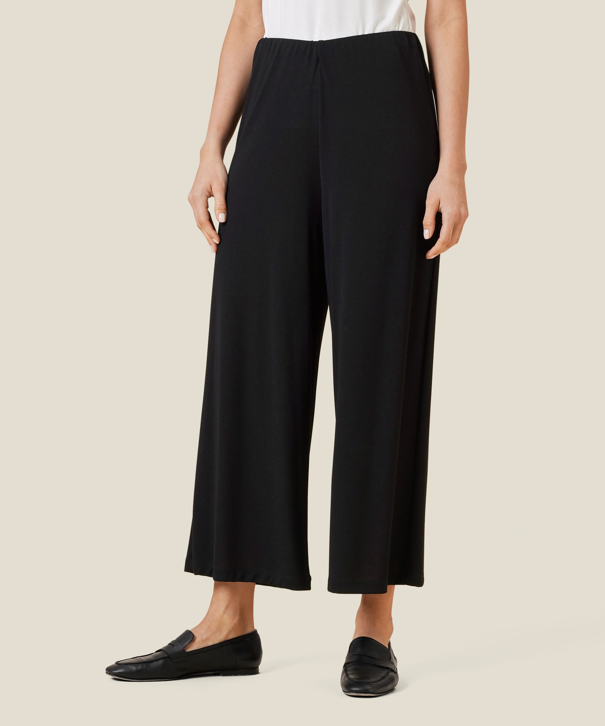 Pam JERSEY Trousers, Black