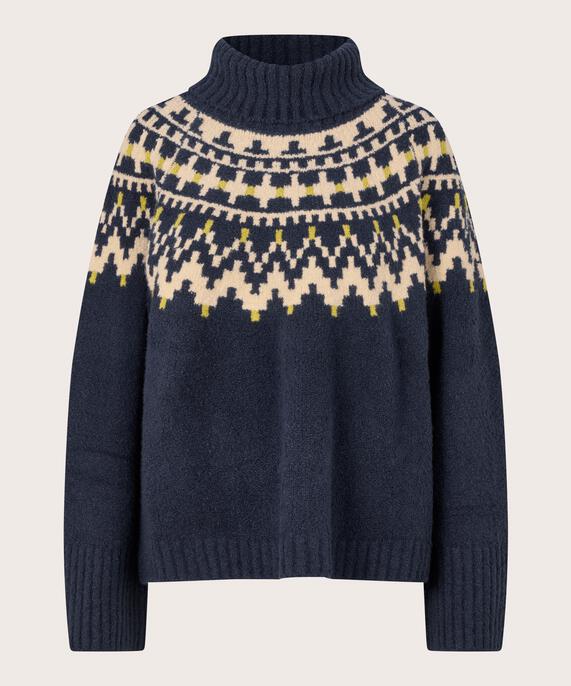 Fatima Jumper, Navy Blazer
