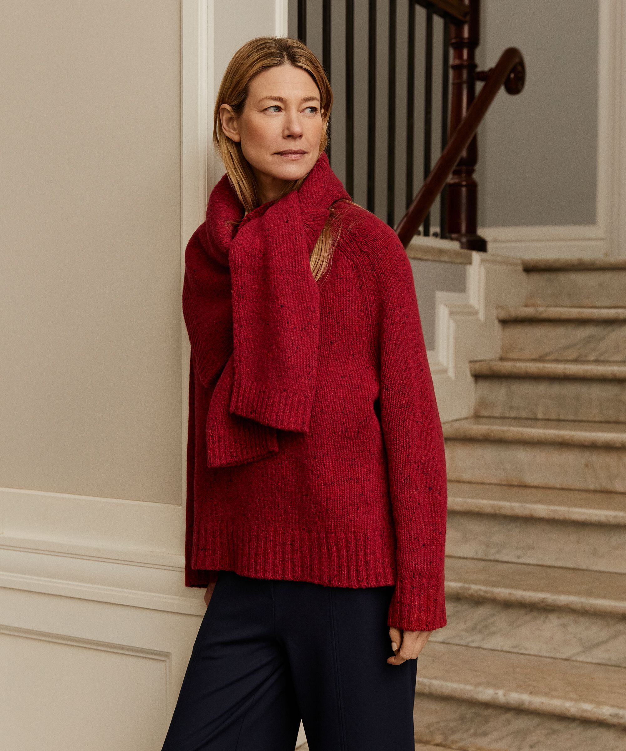 Fenoria Jumper, Red Dahlia