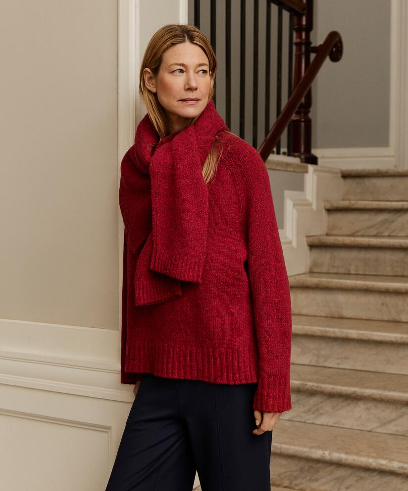 Fenoria Jumper, Red Dahlia