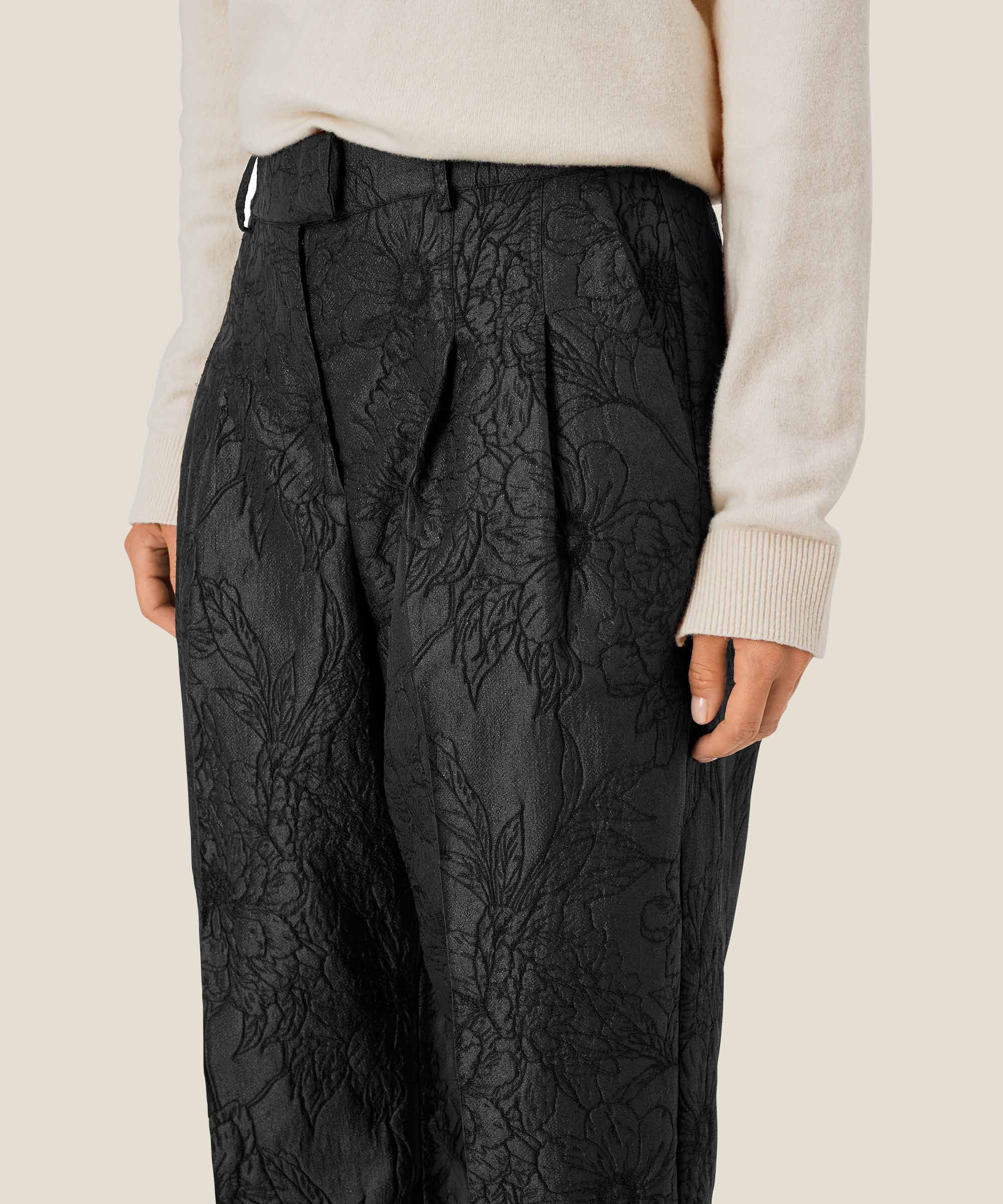 Perlias Trousers, Black