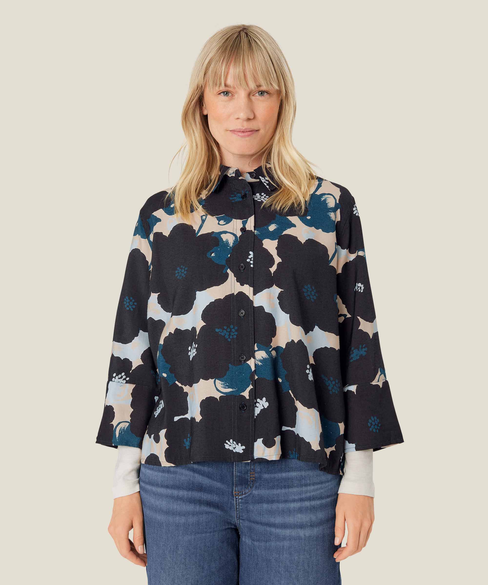 Ilonka Shirt, Moonlit Ocean
