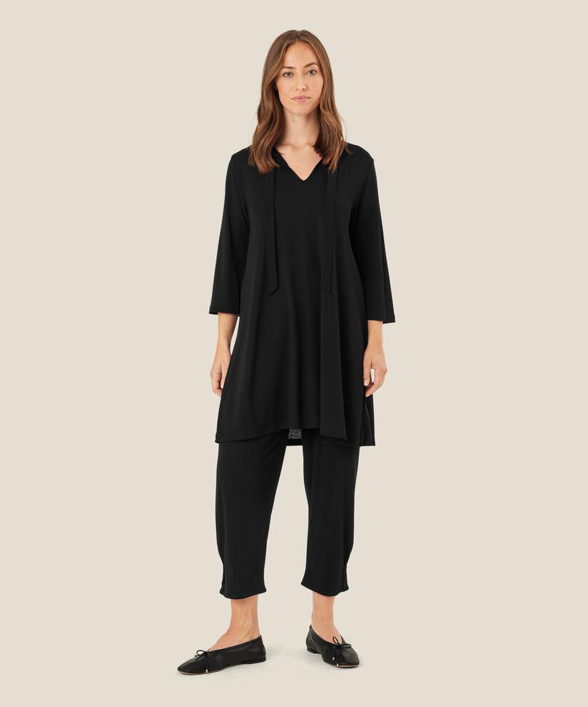 Gaelle JERSEY Tunic, Black