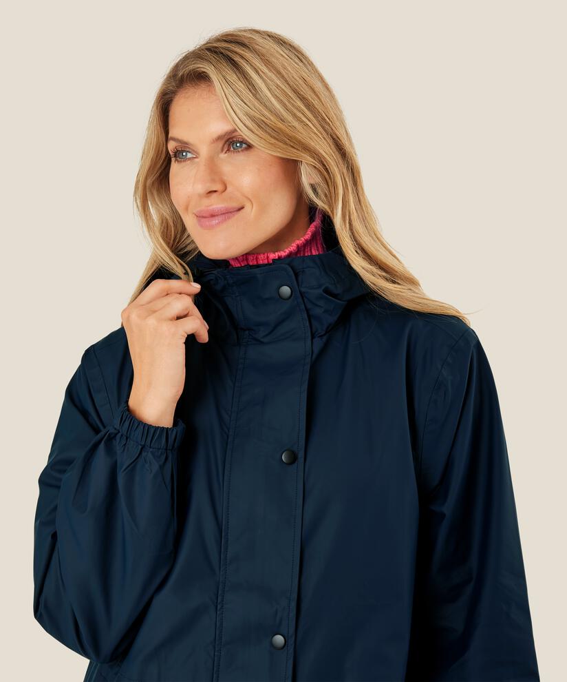Terenna Rain Coat, Navy