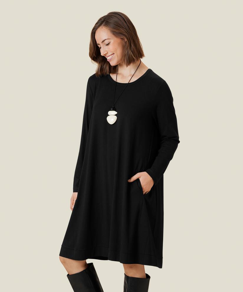 NOPI JERSEY DRESS, Black
