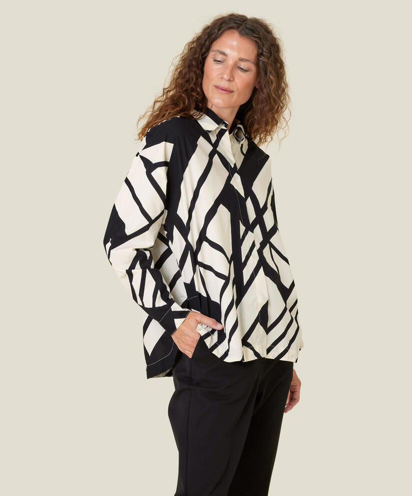 INA SHIRT, Black