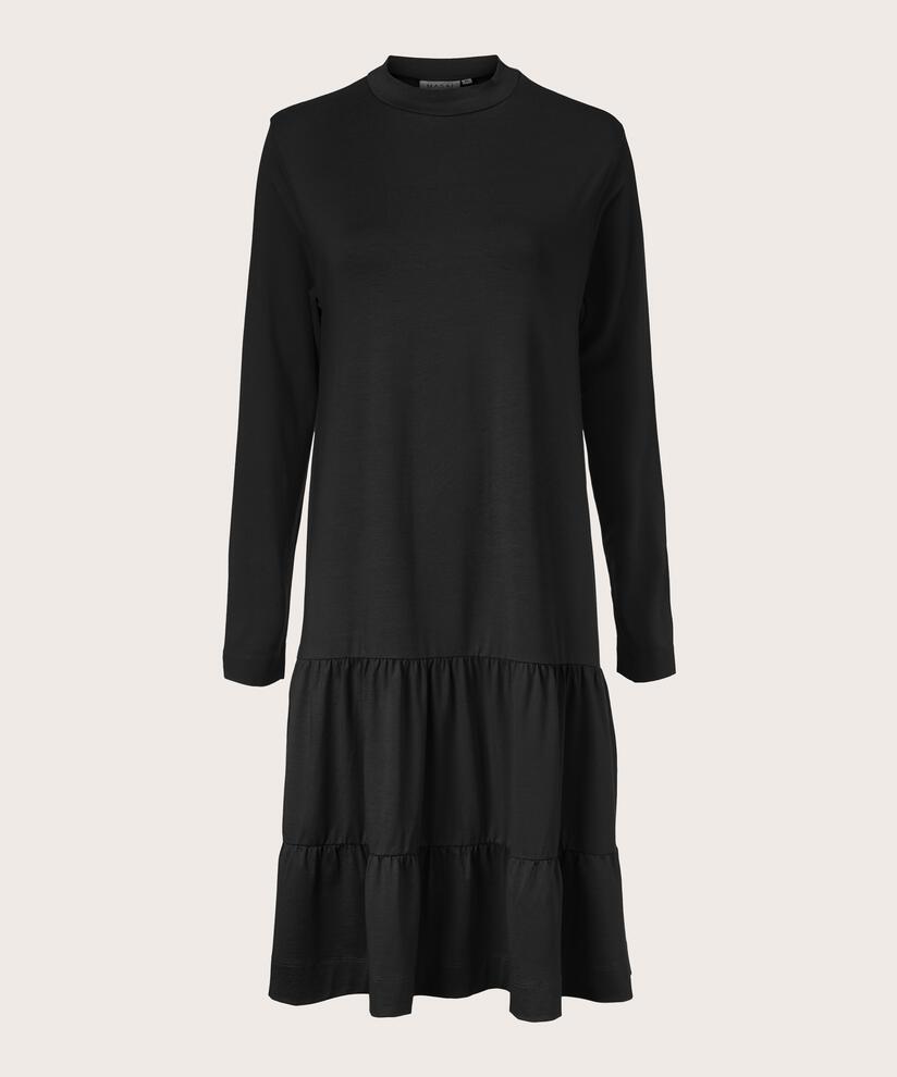 NORIS JERSEY DRESS, Black