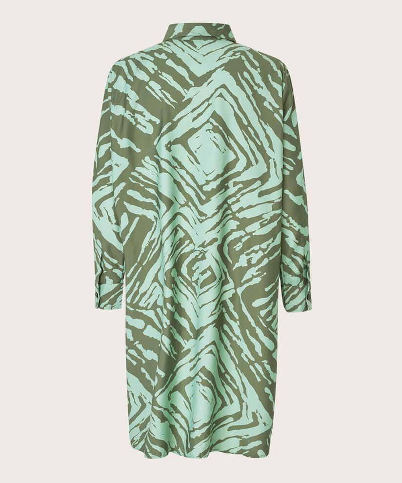Ninel Shirt Dress, D. Lichen Green
