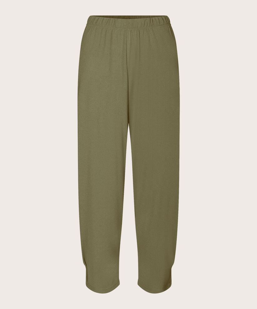 Patti JERSEY Trousers, D. Lichen Green