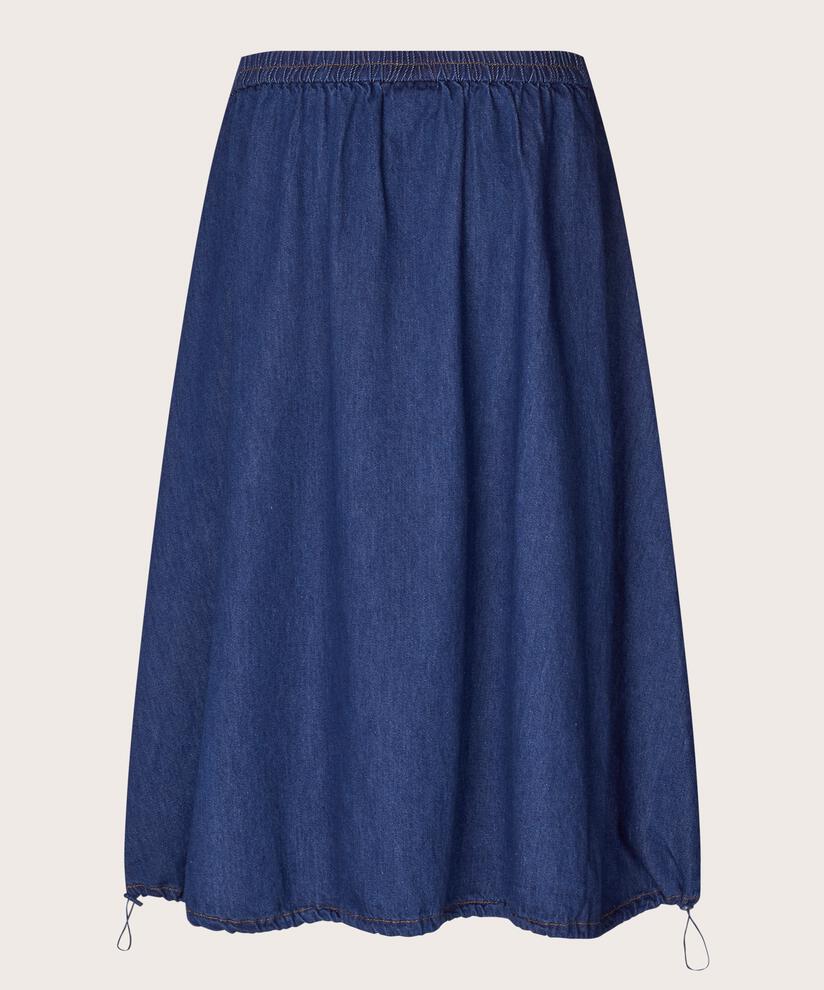 Stephi Denim Skirt, Dark Denim