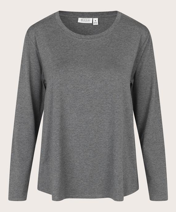 Badisna JERSEY Top, D. Grey mel.