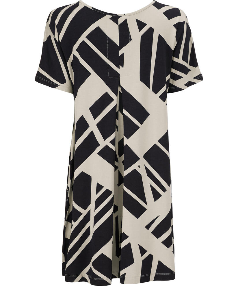 GERTIE JERSEY TUNIC, Black