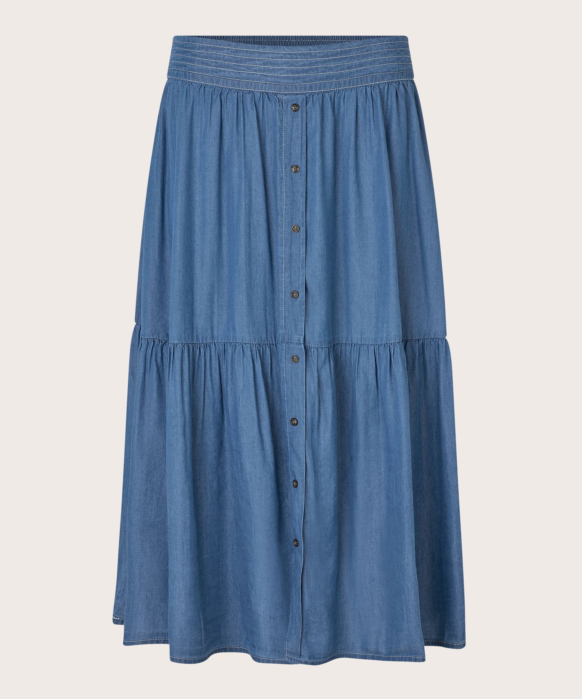 SUSAN SKIRT, Blue Denim