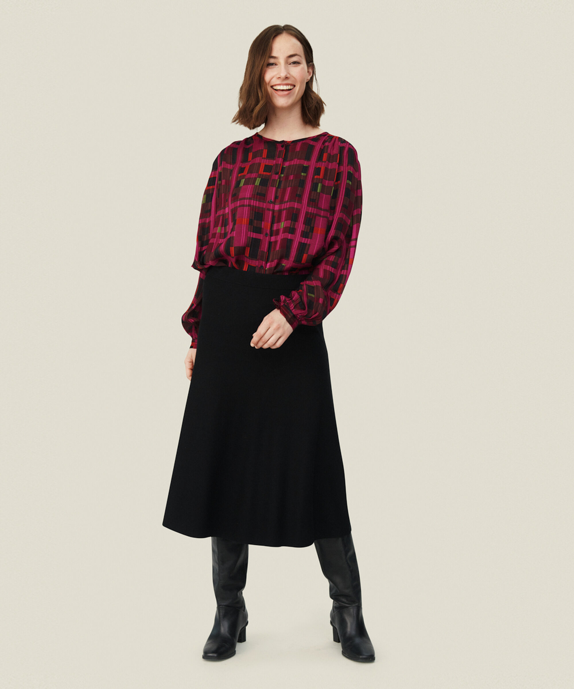 IRUSKA SHIRT, Sangria