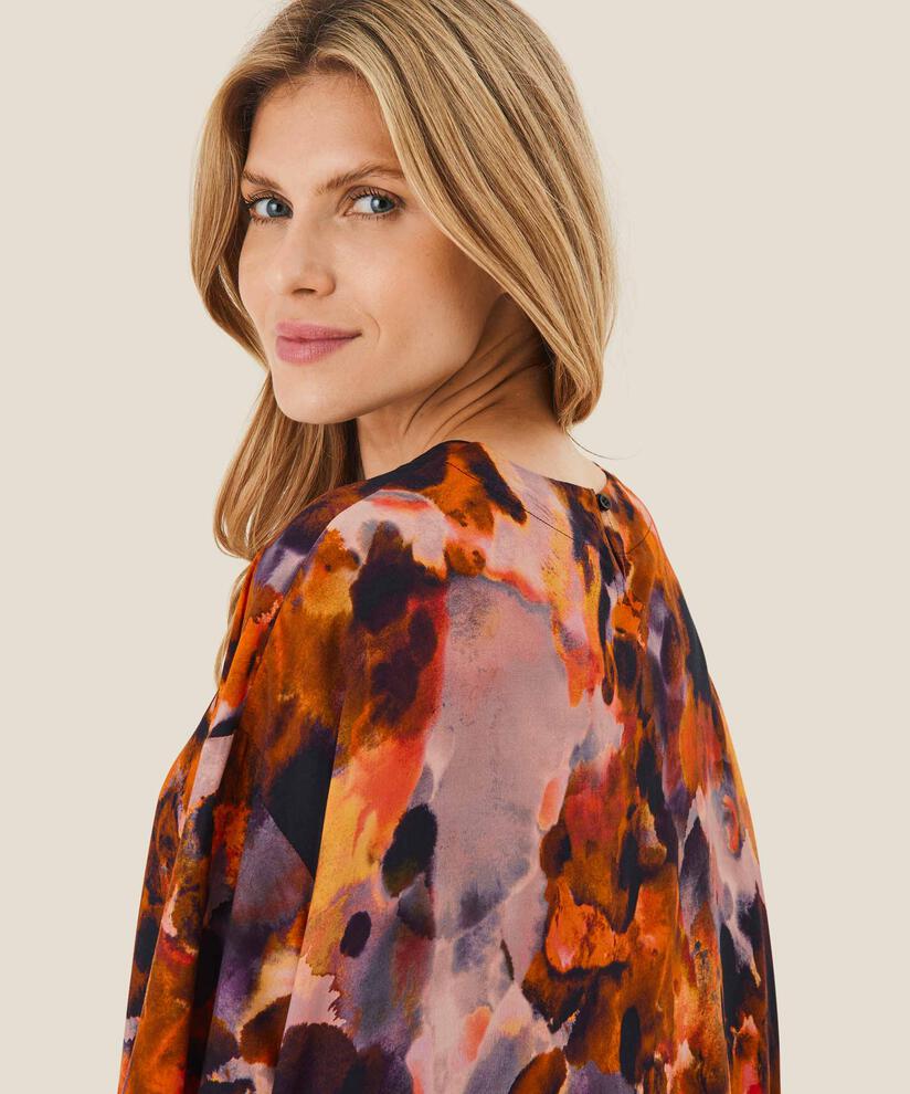 Naslana Dress, Spicy Orange