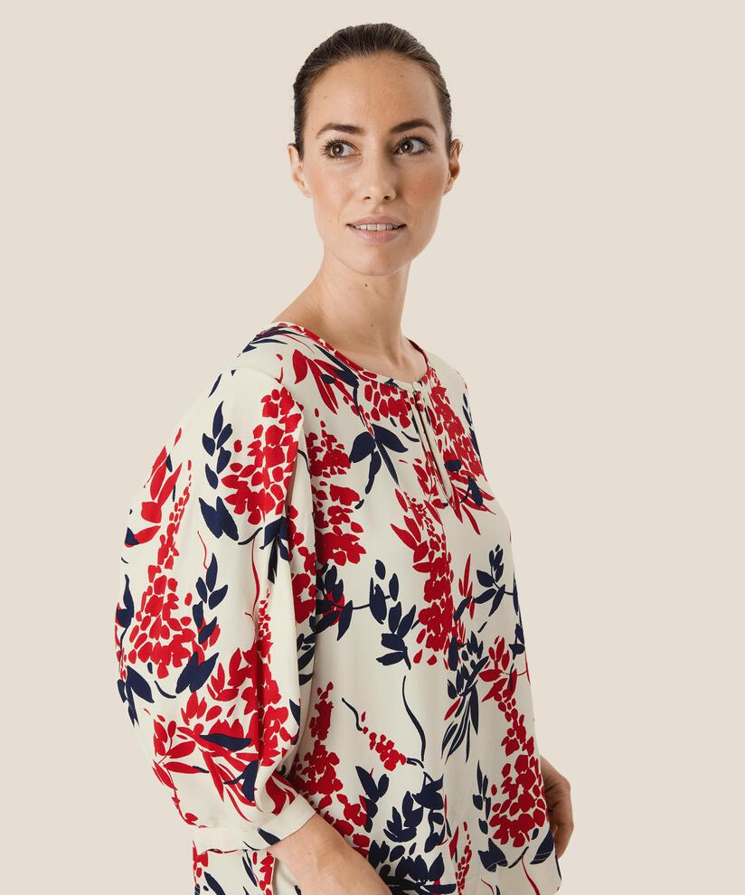 Ducilla Blouse, Whitecap