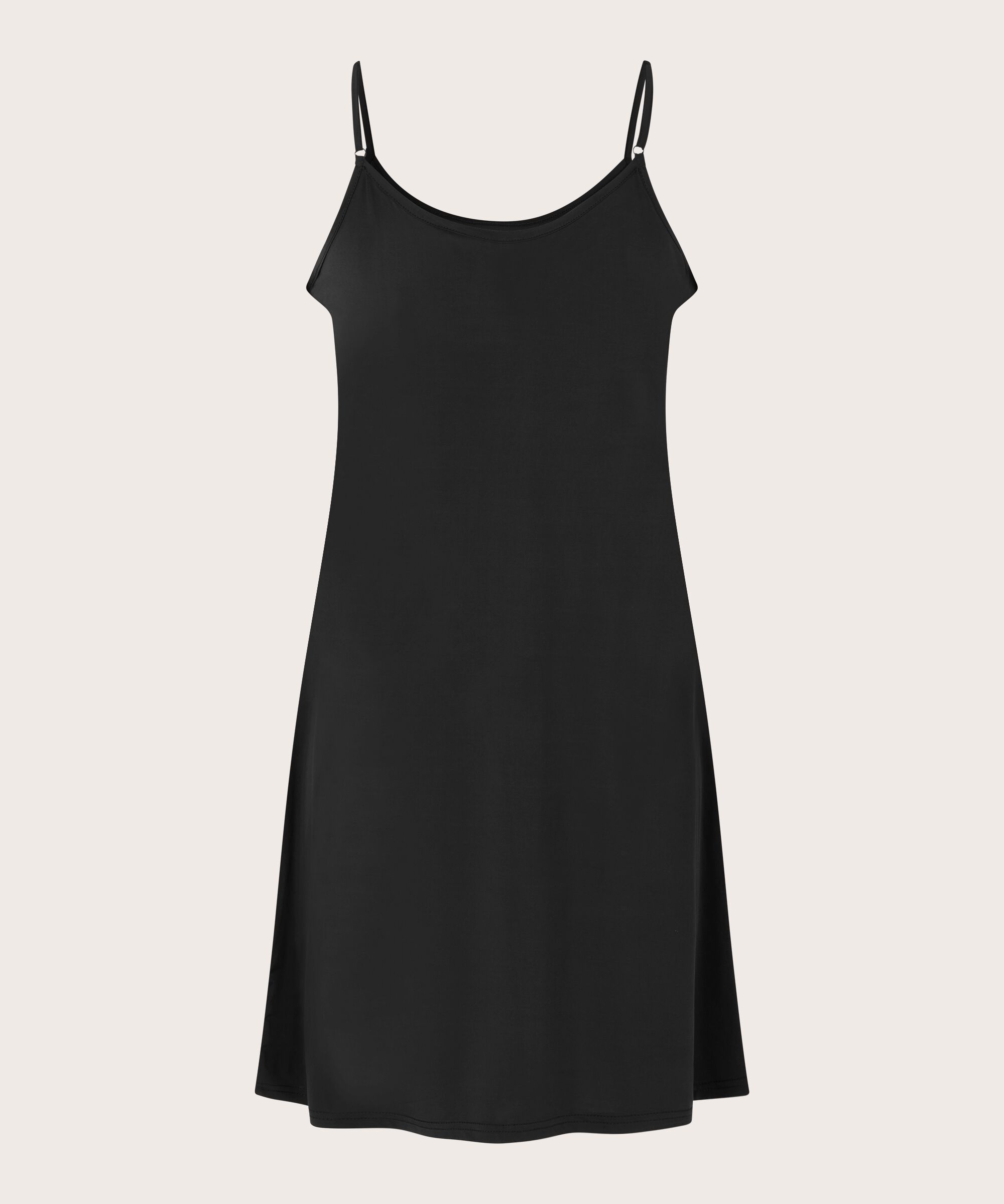 Helle Jersey Slip Dress, Black