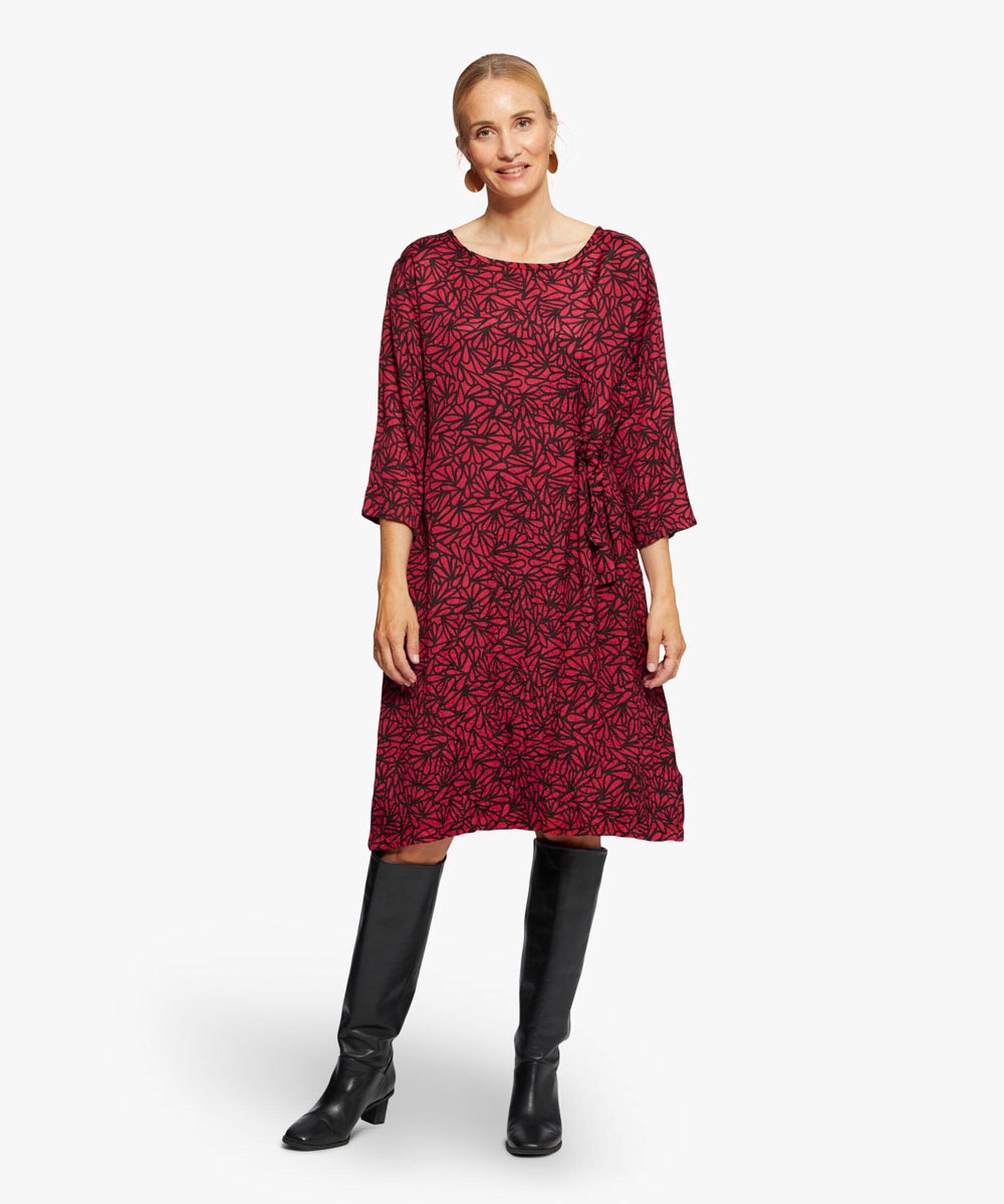 NONIE DRESS, Scarlet Sage