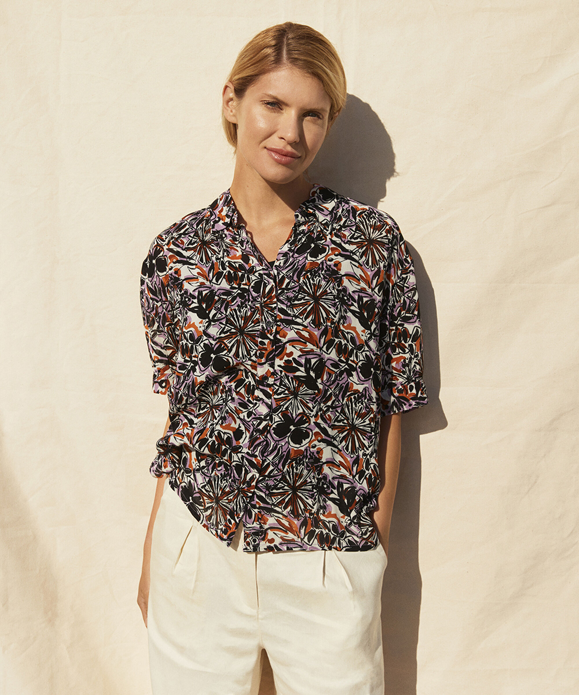 ITALLA SHIRT, Lavender Mist