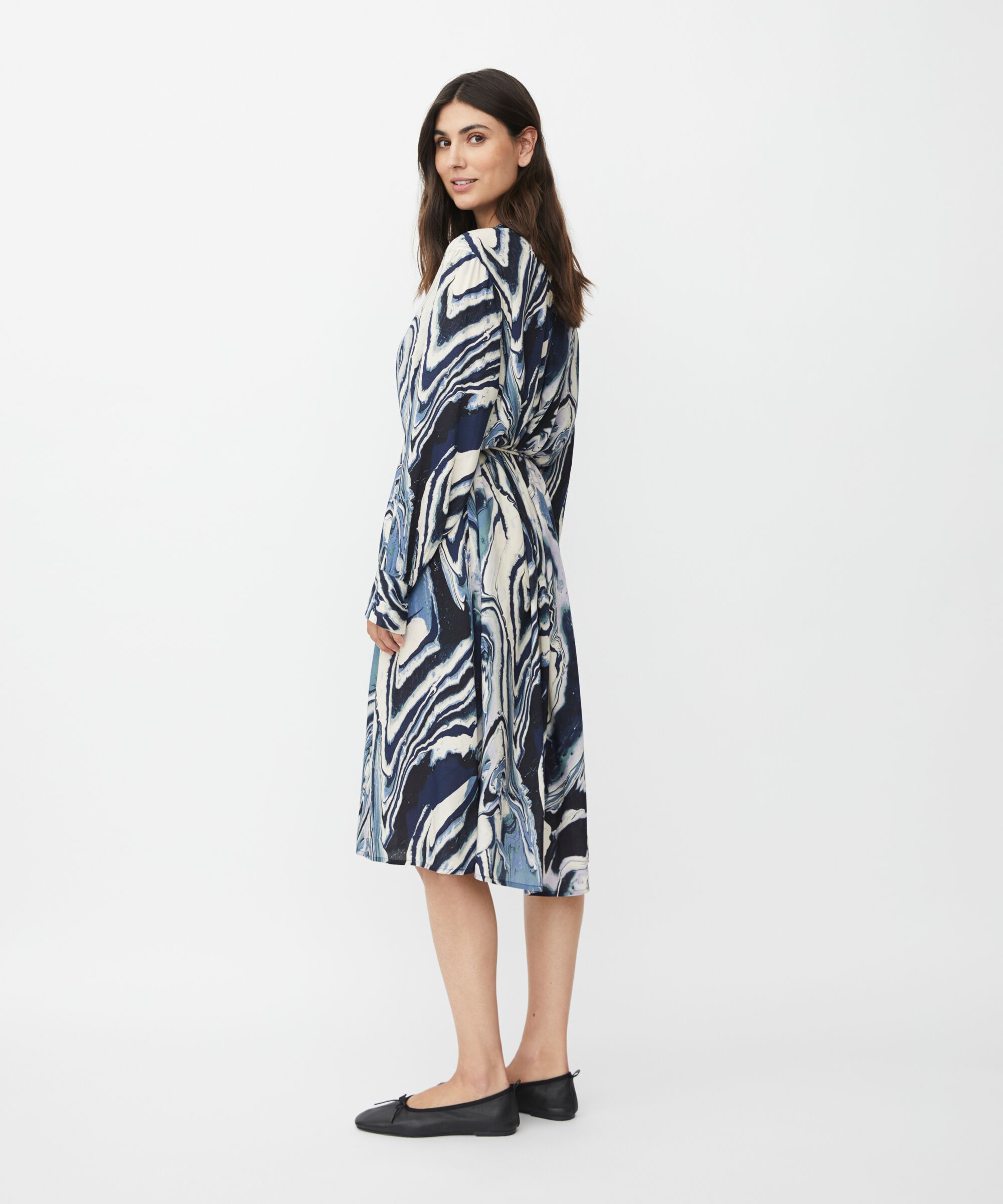 Neile Shirt Dress, Wisteria
