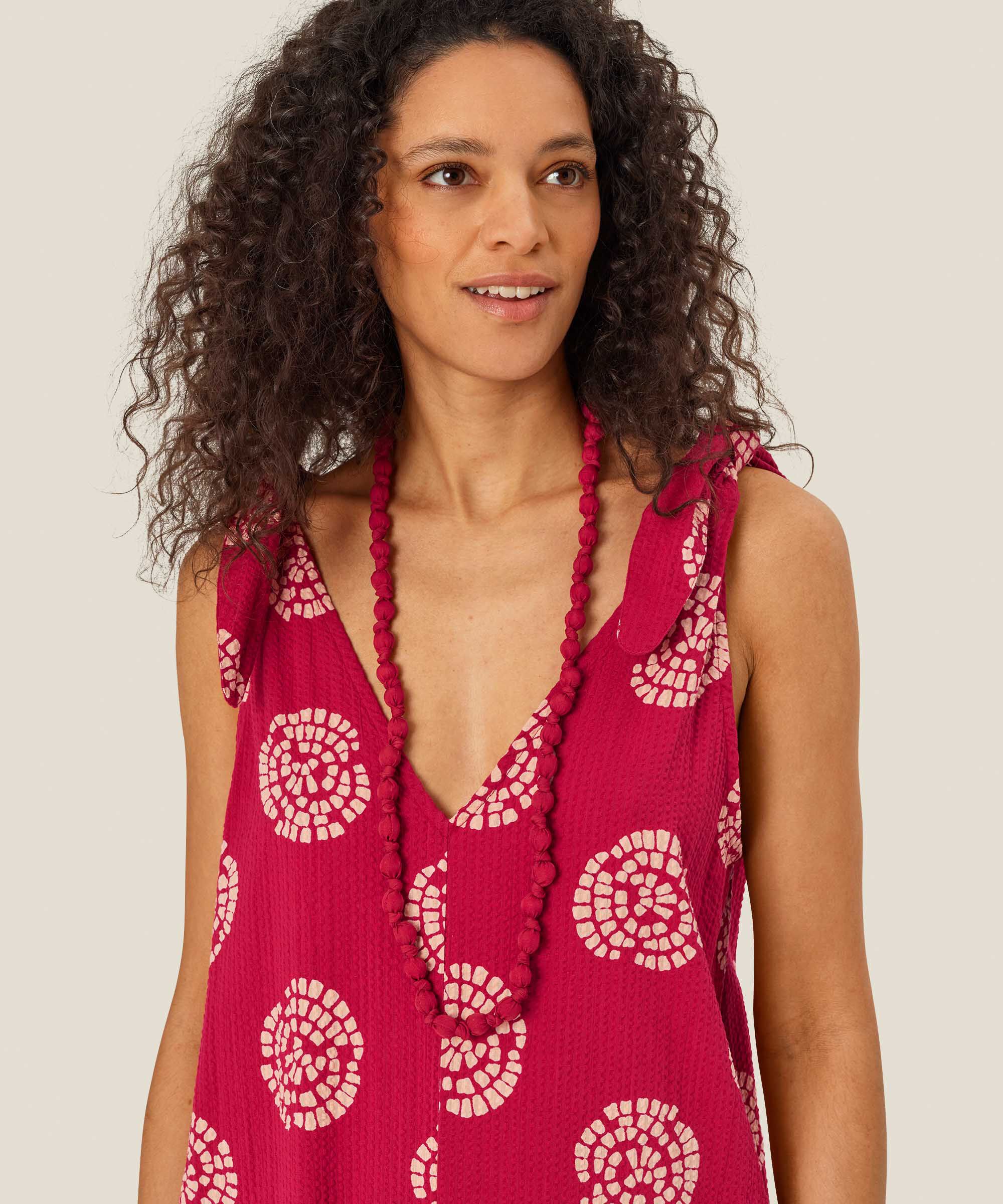 Remise Necklace, Mars Red