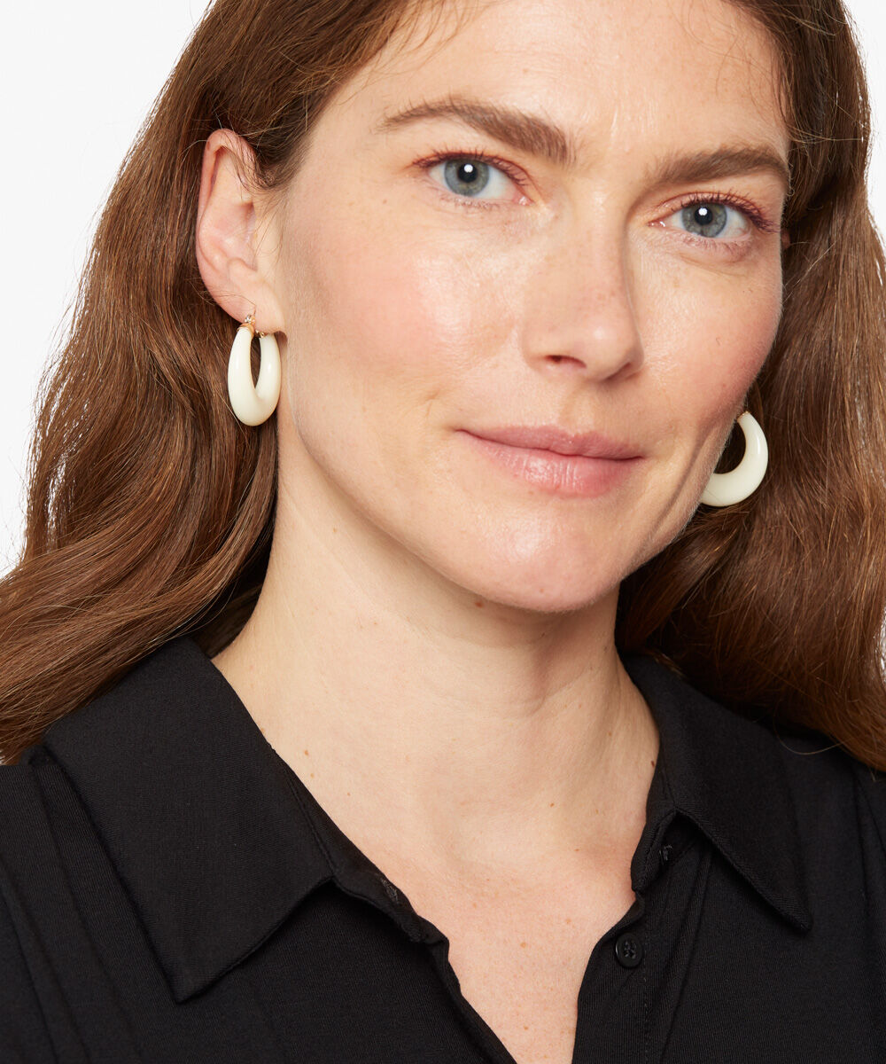 RUTHA EARRINGS, Silver Birch