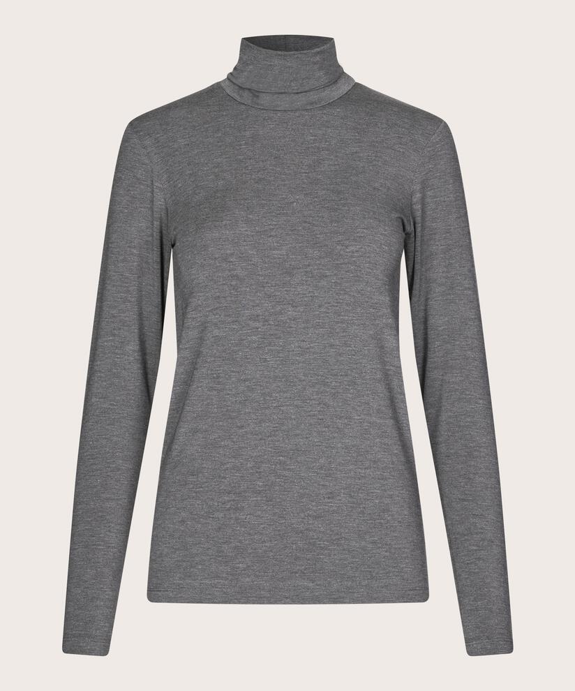 Brooklyn JERSEY Top, D. Grey mel.