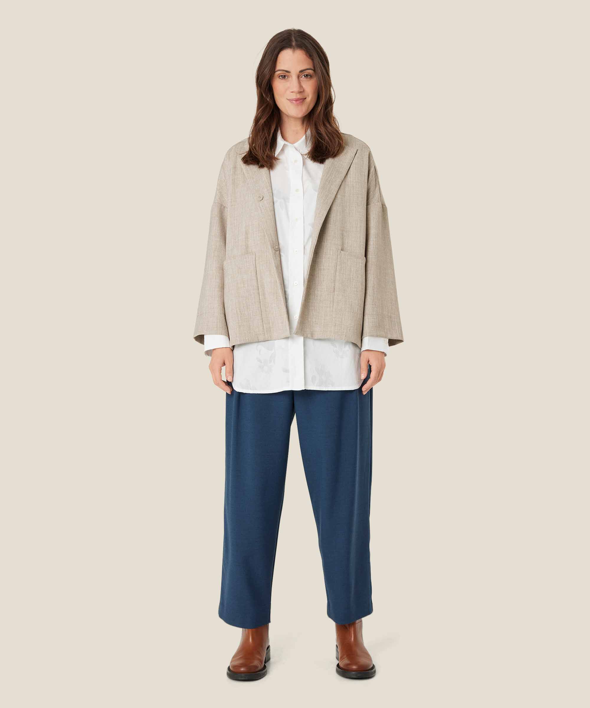 Journee Jacket, Beige melange
