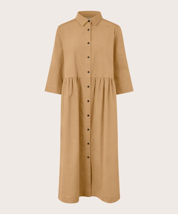 Nynisla Shirt Dress, Travertine