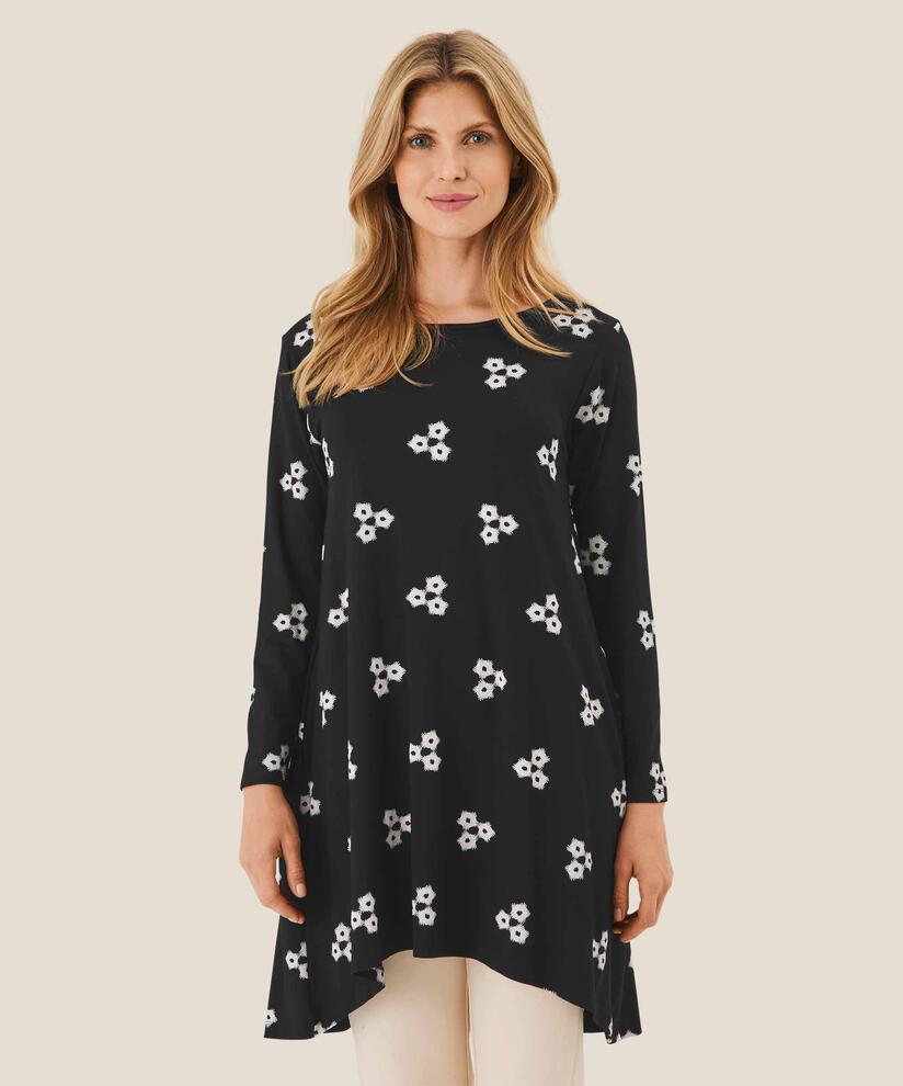 Garnette JERSEY Tunic, Black