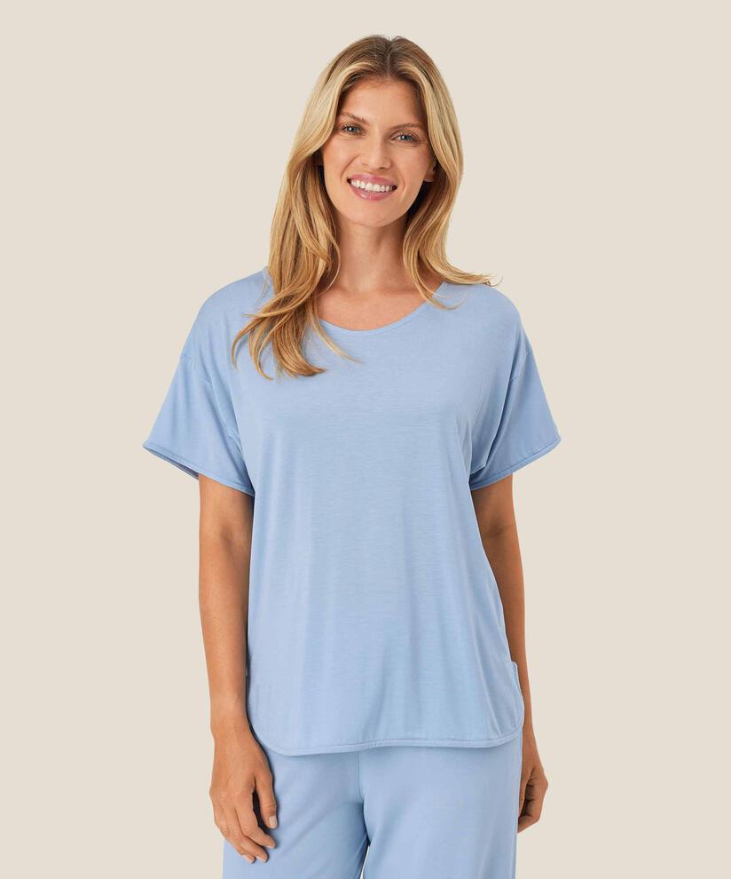 Binja JERSEY Top, Blue Fog