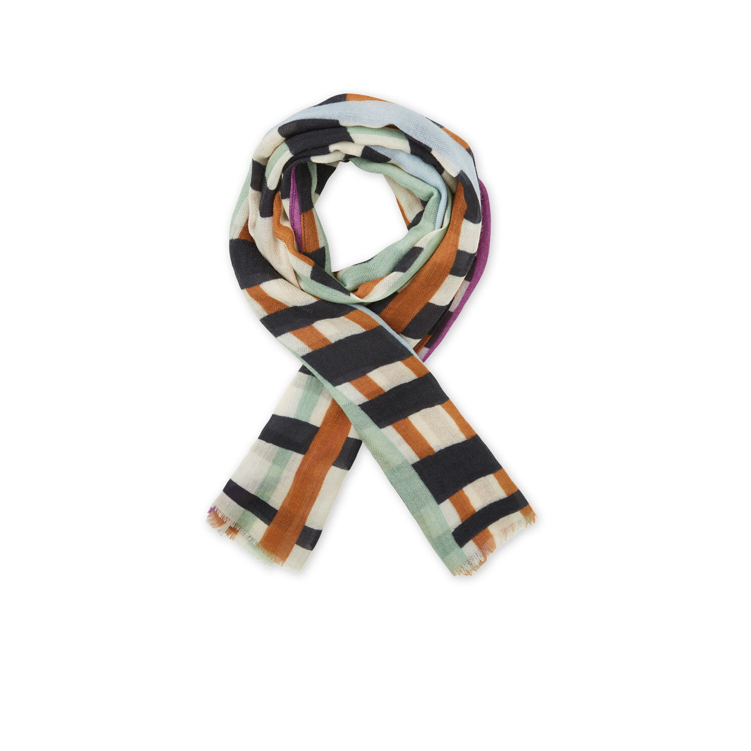 AGNUSSA SCARF, Sunset Purple