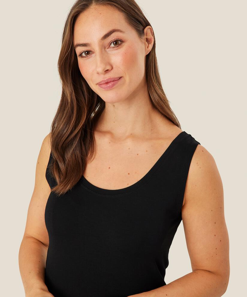 Els JERSEY Top, Black