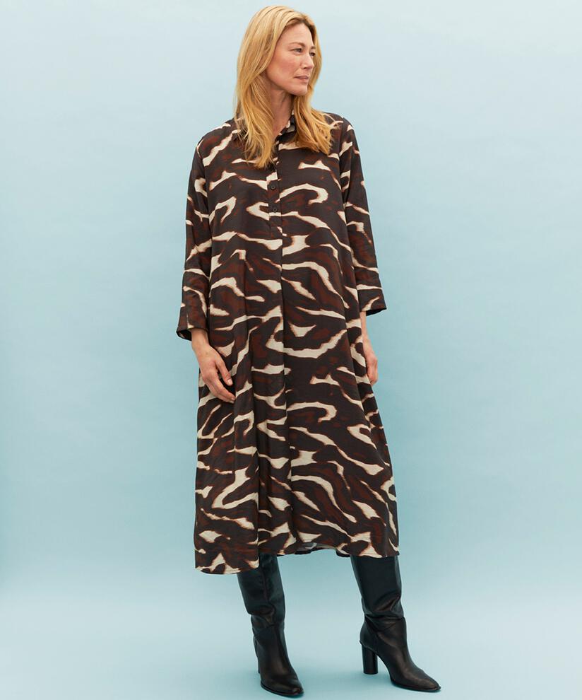 Nikkini dress, Coffee Bean