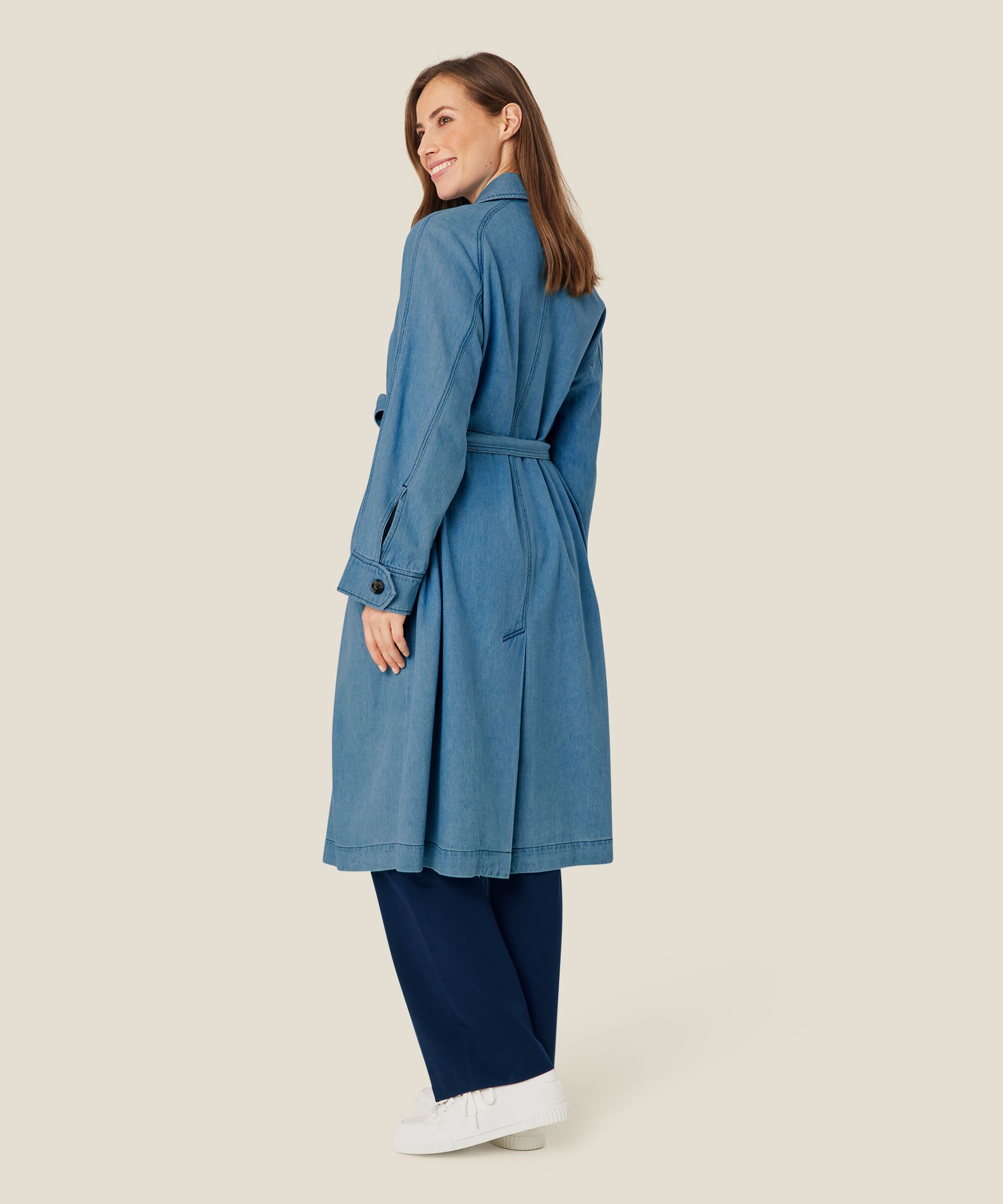 Tova Coat, Light Denim