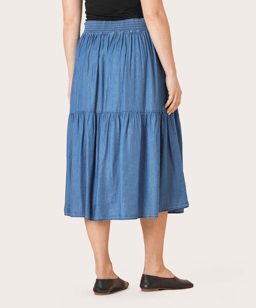 SUSAN SKIRT, Blue Denim