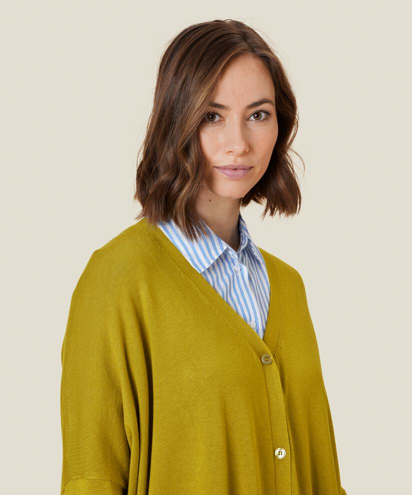 Lina Cardigan, Olive Oil, hi-res