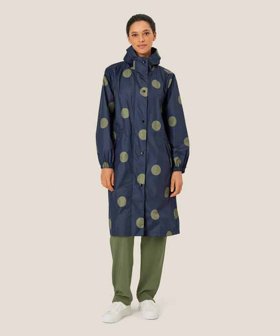 Terenna Rain Coat, Mood Indigo