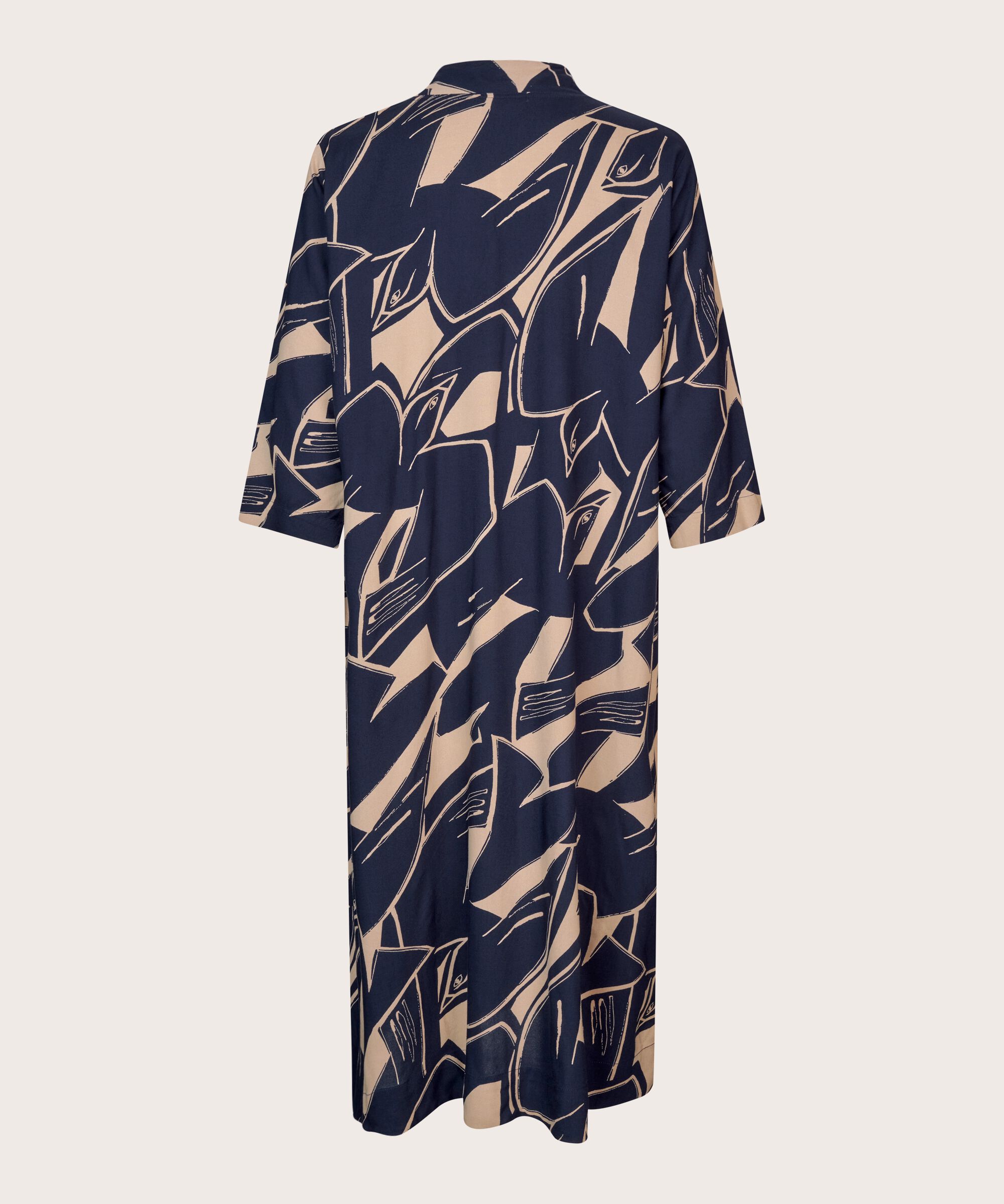 Nasiso Dress, Navy Blazer