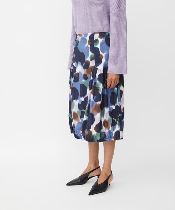 Sucela Skirt, Navy Blazer