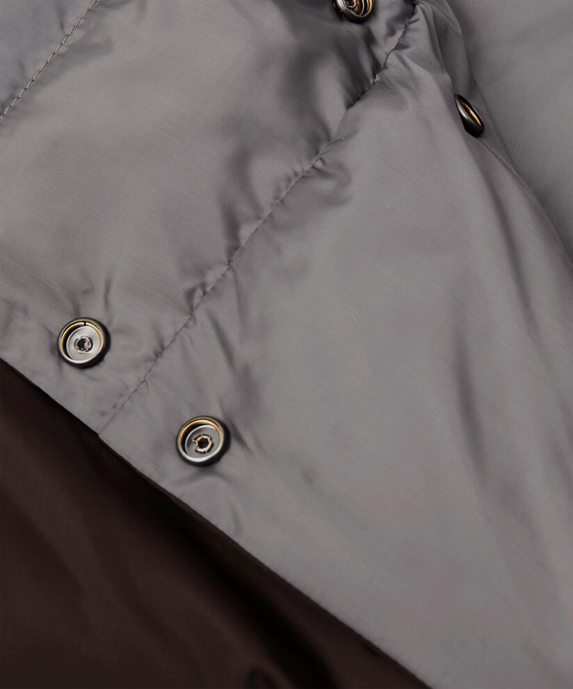 Tusna Down Coat, Volcan/Coffe