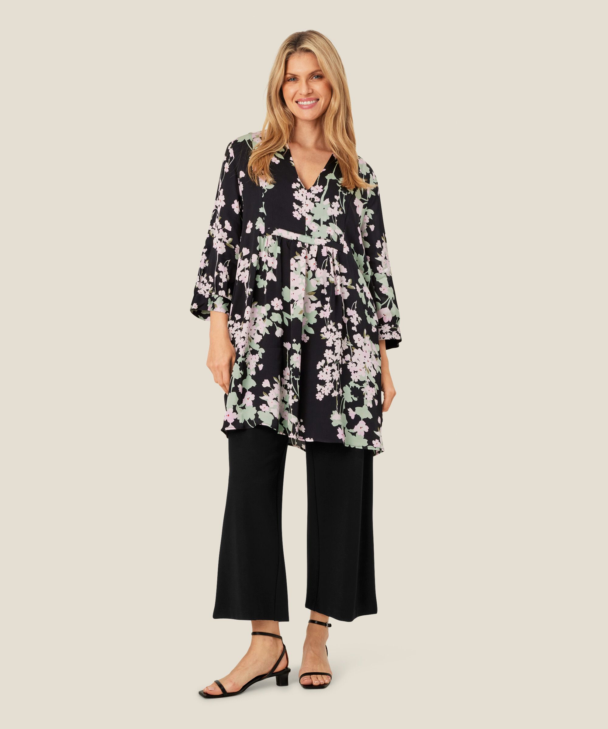 Gojana Tunic, Pink Lady