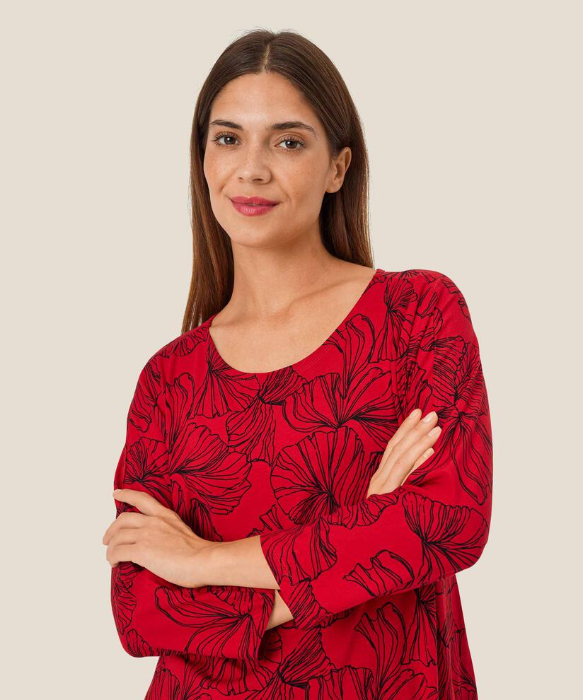 Gertine JERSEY Tunic, Haute Red