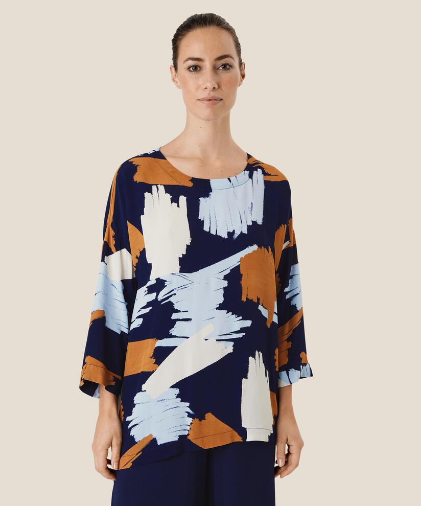 Becca Blouse, Maritime Blue