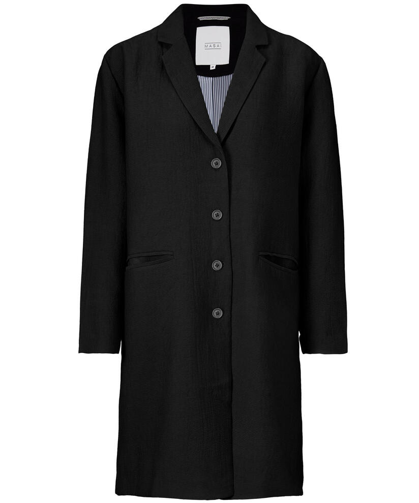TURA COAT, Black