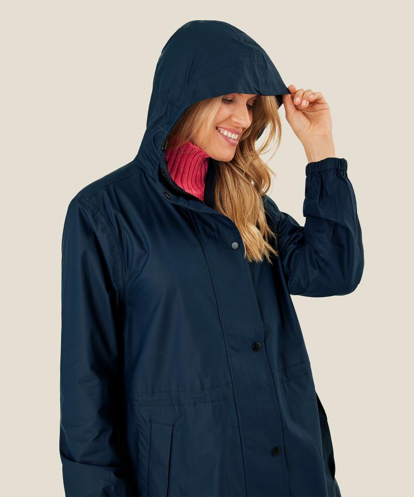 Terenna Rain Coat, Navy